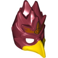 Lego maska ptáka (Phoenix), tmavě červená (6070543)